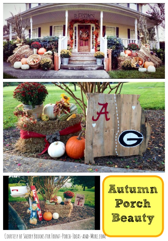 Sherry and her daughter decorated the porch together