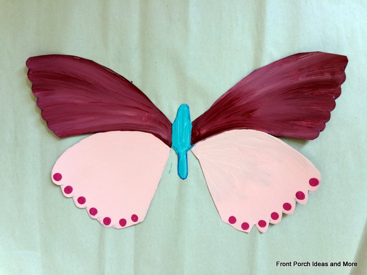 Butterfly Drawings | Painted Metal Butterflies