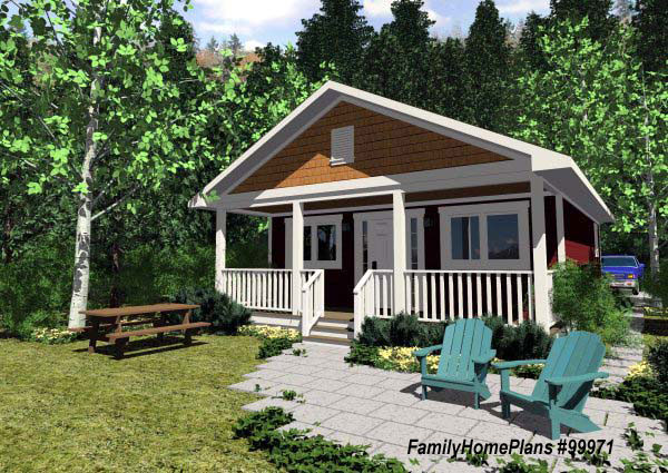 Small Cabin House Plans | Small Cabin Floor Plans | Small Cabin