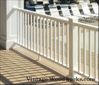 Composite porch Rails by Vintage Woodworks.com