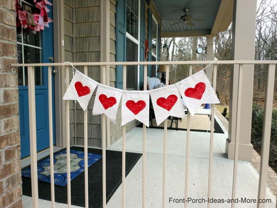 Valentine Wreath Craft | Outdoor Valentine Decorations | Valentine Porch