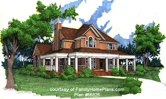 House Plans Online with Porches | House Building Plans | House Design