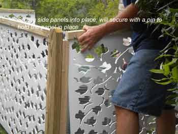 vinyl lattice panels pallet