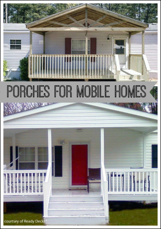 Mobile Home Porch Collage 