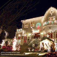 amazing christmas lights on home in Brooklyn NY