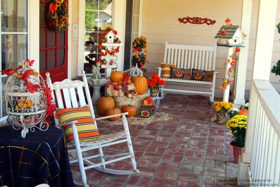 Autumn porch