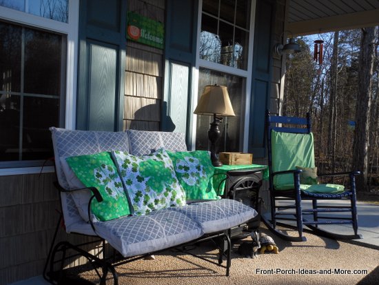 st patricks day front porch ideas